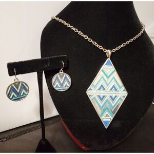 Aztec Necklace and Earring Set